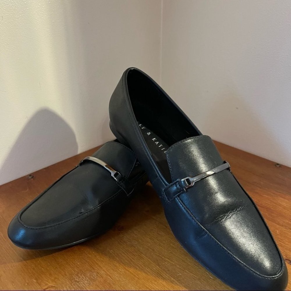 Kelly and Katie black  loafers . Flat shoes